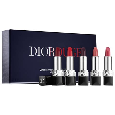 christian dior lippenstift set|dior mini lipstick set.